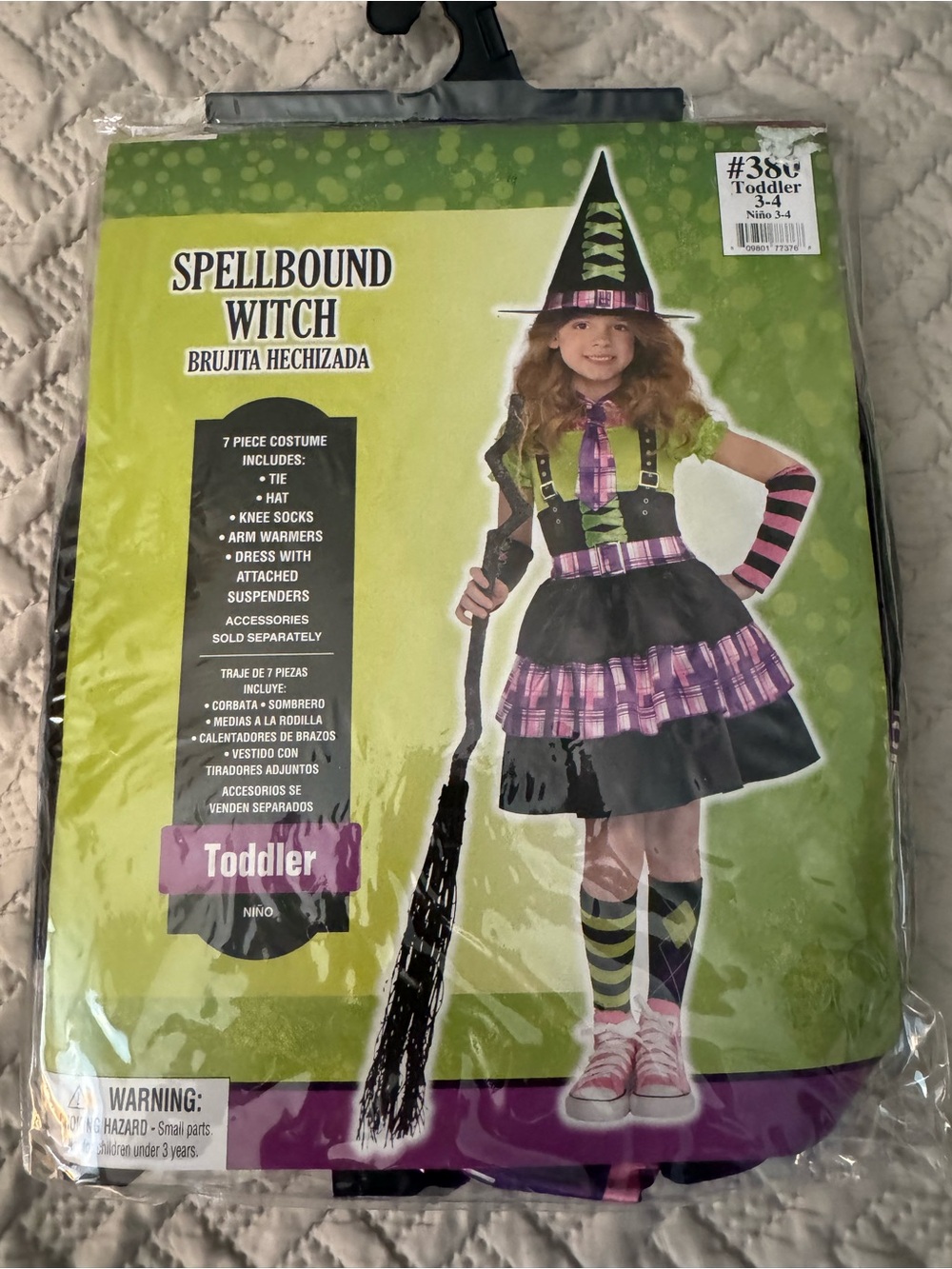 Toddler Costume - Spellbound Witch Green & Purple